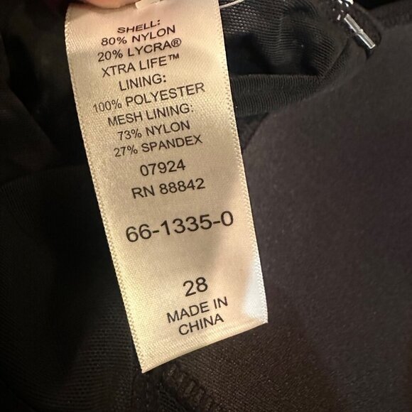 SWIMSUITS FOR ALL WOMENS SIZE 28 ONE PIECE BATHING SUIT BLUE AND BLACK NEW - Picture 7 of 7